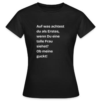 Satire Shirt tolle Frau - Frauen T-Shirt - Schwarz - Vorne - AI Model Female 172 dark (172cm)