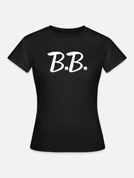 Brigitte, prénom Brigitte, Brigitte Bardot - T-shirt Femme - noir
