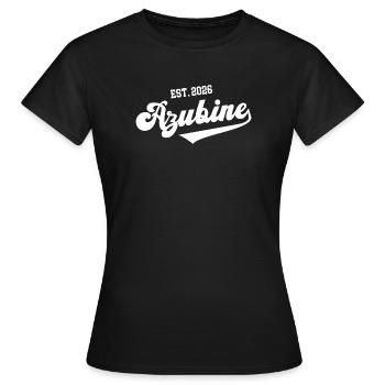 Trainee est. 2026 Start of apprenticeship trainee - Women's T-Shirt - black - Front - AI Model Female 172 dark (172cm)