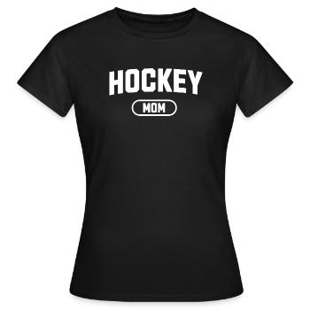 maman hockey - T-shirt Femme - noir - Devant - AI Model Female 172 dark (172cm)