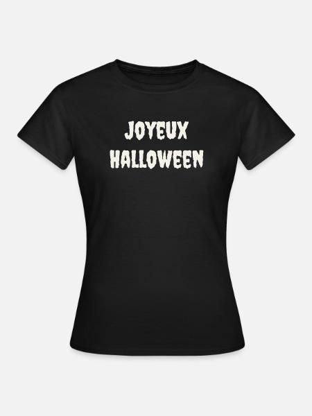 HALLOWEEN. KÜRBIS. HALLOWEEN KÜRBIS - Frauen T-Shirt - Schwarz
