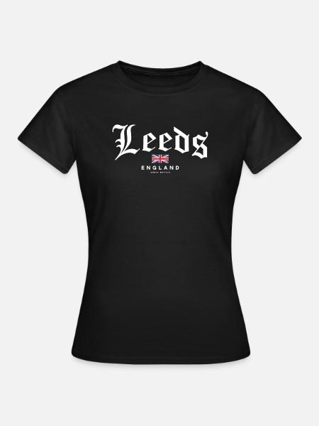 Leeds Great Britain - Frauen T-Shirt - Schwarz