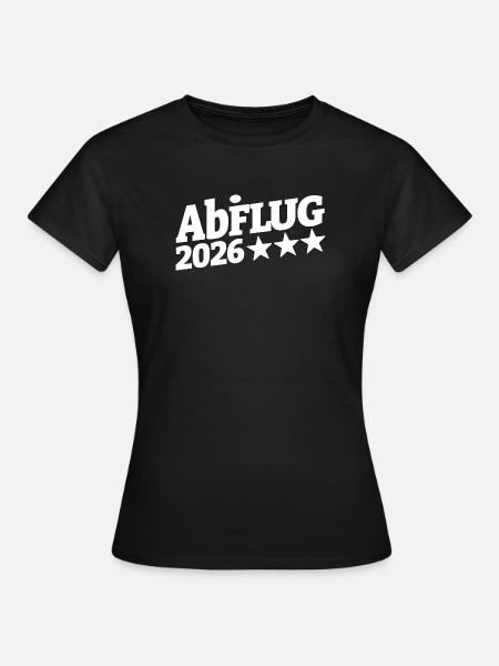 Abi Abflug 2026 Sternenpfad | Durchstarten - Frauen T-Shirt - Schwarz