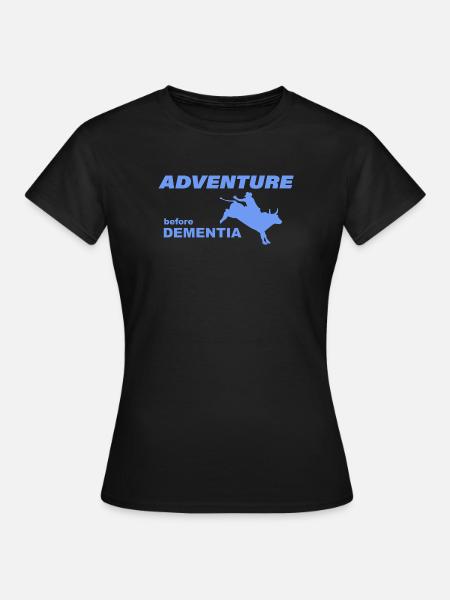 RODEO ADVENTURE - Frauen T-Shirt - Schwarz