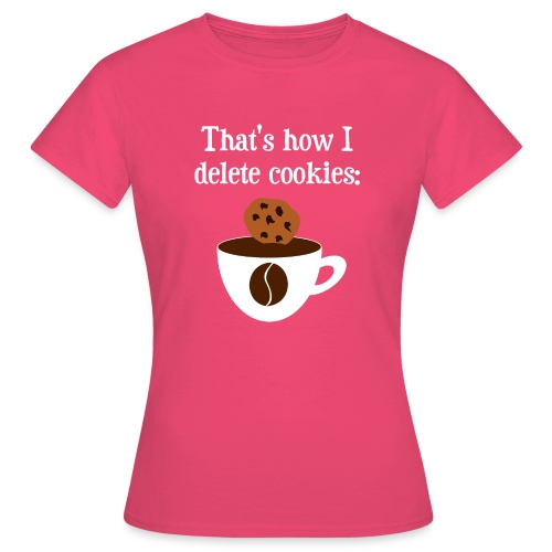 Cookies Kaffee Nerd Geek - Frauen T-Shirt