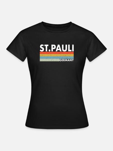 St. Pauli Hamburg - Women's T-Shirt - black