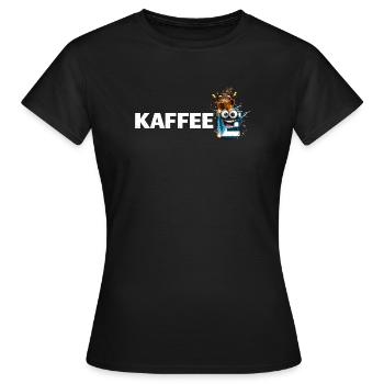 Mascotte du café Splash - T-shirt Femme - noir - Devant - AI Model Female 172 dark (172cm)