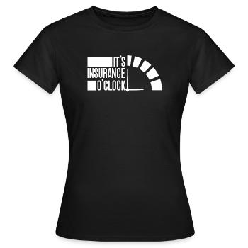 Assurance Agent d’assurance Costume Medicare - T-shirt Femme - noir - Devant - AI Model Female 172 dark (172cm)