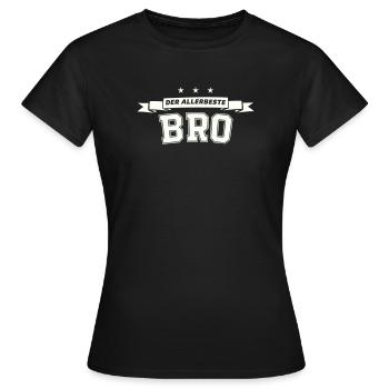 Der Allerbeste Bro - Frauen T-Shirt - Schwarz - Vorne - AI Model Female 172 dark (172cm)