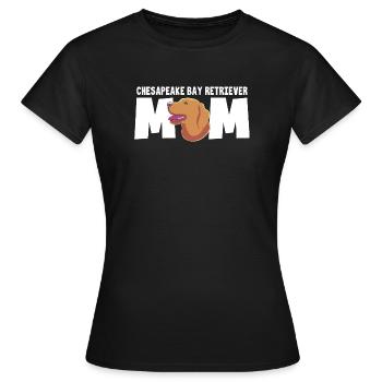 Retriever de la baie de Chesapeake - T-shirt Femme - noir - Devant - AI Model Female 172 dark (172cm)