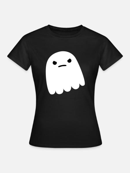 Sehr unglücklicher Geist (wütender Geist) - Frauen T-Shirt - Schwarz
