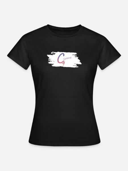 Kletterlogo Gradient - Frauen T-Shirt - Schwarz