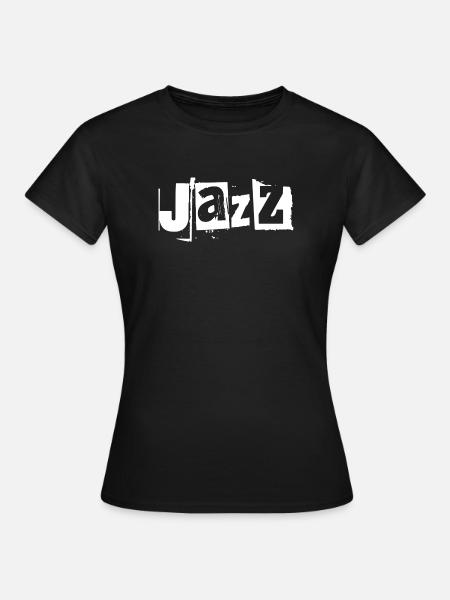 Jazz Graffiti Bold Vibe - Frauen T-Shirt - Schwarz