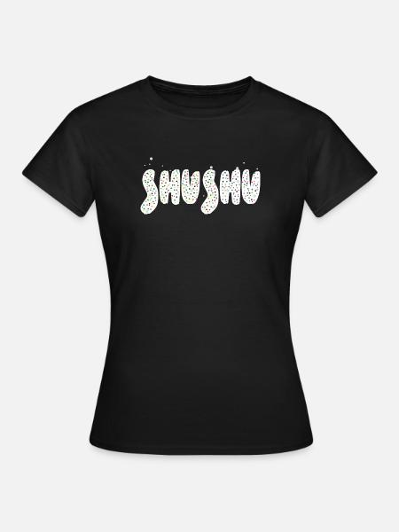 Shushu wortkunst - Frauen T-Shirt - Schwarz