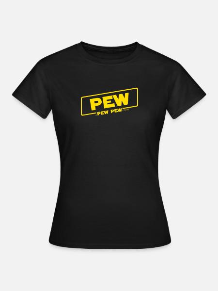 A Pew Pew Story - Women's T-Shirt - black