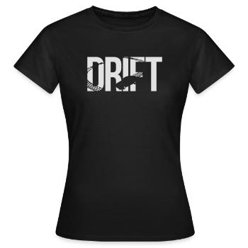 drift - Women's T-Shirt - black - Front - AI Model Female 172 dark (172cm)