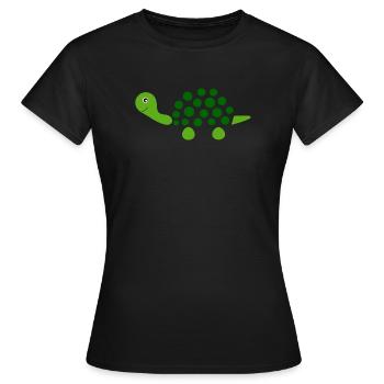 Turtle Turtles - Women's T-Shirt - black - Front - AI Model Female 172 dark (172cm)
