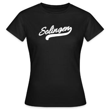 Solingen Retro - Women's T-Shirt - black - Front - AI Model Female 172 dark (172cm)