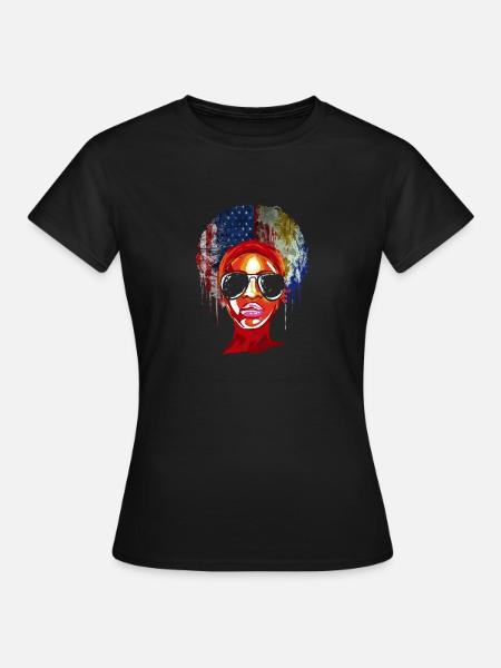 Philippinisch-amerikanische Freundschaft - Frauen T-Shirt - Schwarz