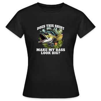 Leben Freiheit Und Die Verfolgung Von Fisch - Frauen T-Shirt - Schwarz - Vorne - AI Model Female 172 dark (172cm)
