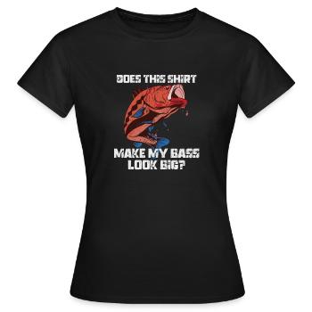 Leben Freiheit Und Die Verfolgung Von Fisch - Frauen T-Shirt - Schwarz - Vorne - AI Model Female 172 dark (172cm)
