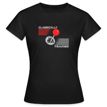 Transmission manuelle Changement de vitesse Transmission manuelle - T-shirt Femme - noir - Devant - AI Model Female 172 dark (172cm)