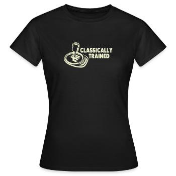 Transmission manuelle Changement de vitesse Transmission manuelle - T-shirt Femme - noir - Devant - AI Model Female 172 dark (172cm)