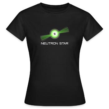 Neutronen Stern Wissenschaft Universum - Frauen T-Shirt - Schwarz - Vorne - AI Model Female 172 dark (172cm)