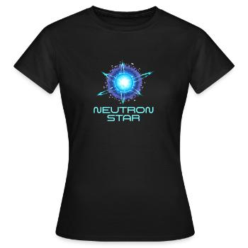 Neutronen Stern Wissenschaft Universum - Frauen T-Shirt - Schwarz - Vorne - AI Model Female 172 dark (172cm)
