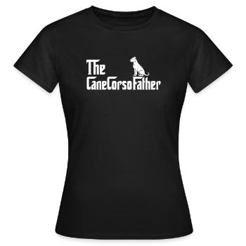 Le Père de CaneCorso Mastiff Italien Père - T-shirt Femme - noir - Devant - AI Model Female 172 dark (172cm)