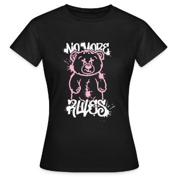 No More Rules (plus de règles) - T-shirt Femme - noir - Devant - AI Model Female 172 dark (172cm)