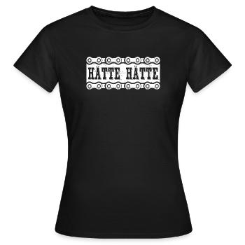 Chaîne de vélo - T-shirt Femme - noir - Devant - AI Model Female 172 dark (172cm)