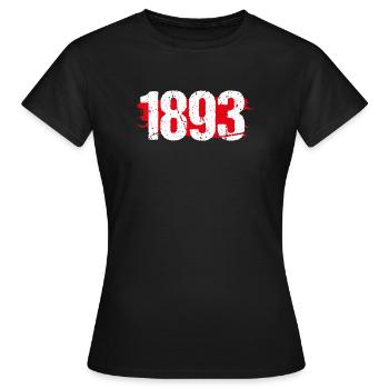 Stuttgart 1893 - Frauen T-Shirt - Schwarz - Vorne - AI Model Female 172 dark (172cm)