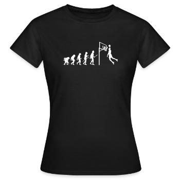 Basketball Korbleger Sport Spieler Basketballer - Frauen T-Shirt - Schwarz - Vorne - AI Model Female 172 dark (172cm)
