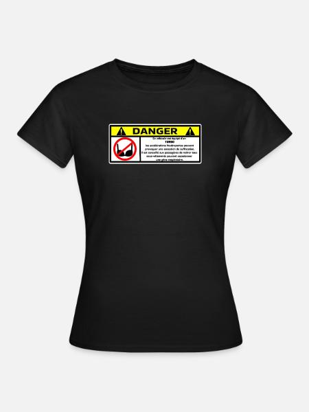 Gefahr Turbo - Frauen T-Shirt - Schwarz