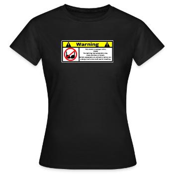 Turbo  - T-shirt Femme - noir - Devant - AI Model Female 172 dark (172cm)