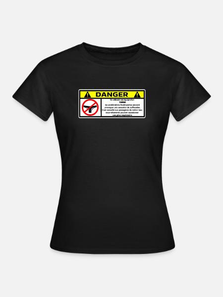 voiture  - T-shirt Femme - noir