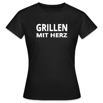 Griller - T-shirt Femme - noir - Devant - AI Model Female 172 dark (172cm)