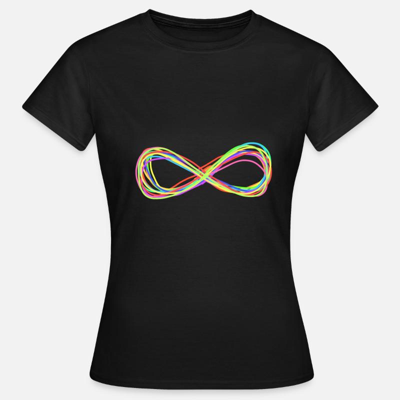 One love one infinity - Women's T-Shirt - black