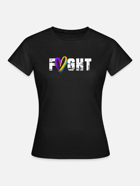 Blasenkrebs Krebs Blase - Frauen T-Shirt - Schwarz