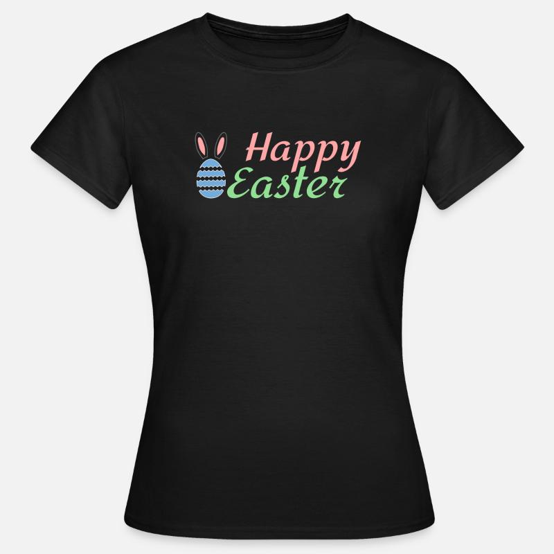 Happy Easter - Women's T-Shirt - black