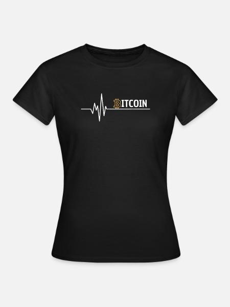 Amo bitcoin - Richkid cryptopunk digitale - Maglietta da donna - nero