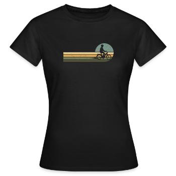 Mobylette Mobylette Conducteur Mobylette Mobylette - T-shirt Femme - noir - Devant - AI Model Female 172 dark (172cm)