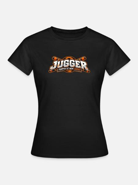 Jugger Cardio Kampf - Frauen T-Shirt - Schwarz