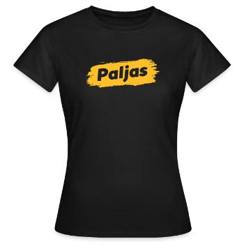 Paljas - Dialecte anversois - T-shirt Femme - noir - Devant - AI Model Female 172 dark (172cm)