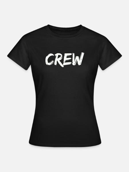 crew - Frauen T-Shirt - Schwarz