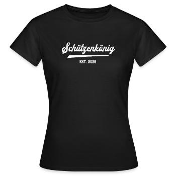 Schützenkönig Schuetzenkoenig 2026 Jungschütze 26 - Frauen T-Shirt - Schwarz - Vorne - AI Model Female 172 dark (172cm)