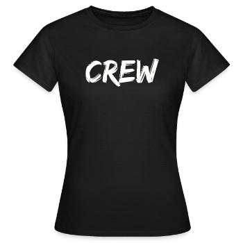équipage - T-shirt Femme - noir - Devant - AI Model Female 172 dark (172cm)