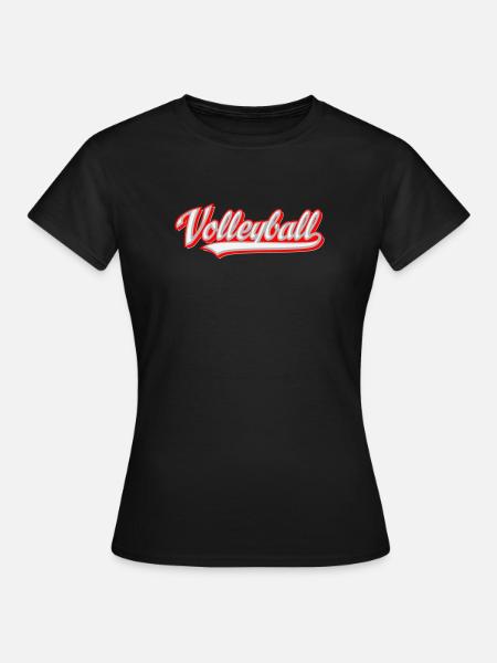 Volleyball - Frauen T-Shirt - Schwarz