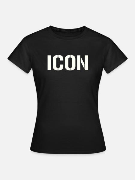 Icon - Frauen T-Shirt - Schwarz